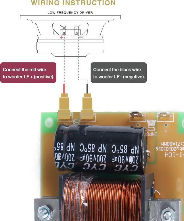 Alt view image 2 of 2 - Sound Town High-Power 1-Way 1000W Replacement Low Frequency Filter, Crossover for PA/DJ Subwoofers (XO-1S)