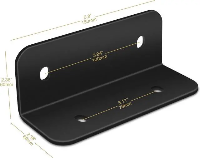 Alt view image 2 of 3 - Sound Town CARPO Series Mounting Bracket for CARME Subwoofer + CARPO Column Speaker Set (CARPO-LB-2PRS)