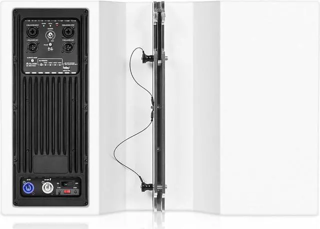 Alt view image 11 of 14 - Sound Town ZETHUS Series Line Array Speaker System with One 15-inch Powered Line Array Subwoofer, Two Compact 2 X 8-inch Line Array Speakers, White