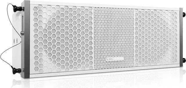 Alt view image 12 of 14 - Sound Town ZETHUS Series Line Array Speaker System with One 15-inch Powered Line Array Subwoofer, Two Compact 2 X 8-inch Line Array Speakers, White