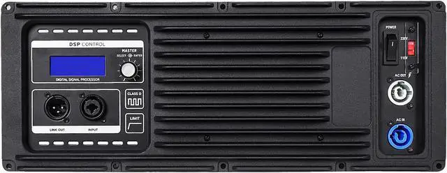 Alt view image 5 of 5 - Sound Town ZETHUS Series 12 Powered 2-Way Line Array Loudspeaker System with Onboard DSP, Black for Live Sound, Club, Bar, Restaurant, Church and School (ZETHUS-112BPW)