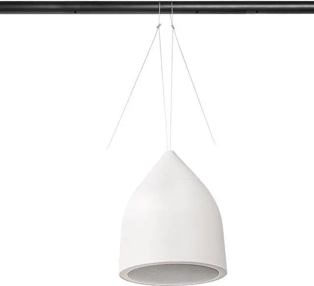 Alt view image 7 of 7 - Sound Town 6.5" Weather-Resistant Pendant Speaker, 70V/100V/8-Ohm, Indoor/Outdoor Commercial Speaker for Home and Commerical Installation, White (STPDS-65W)