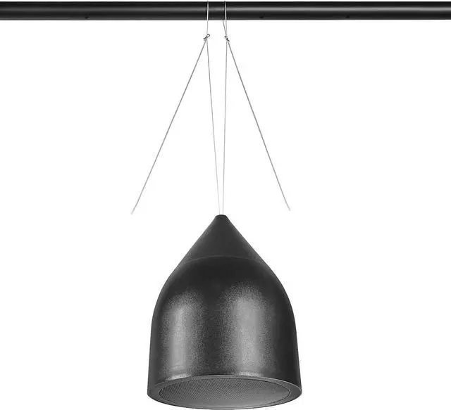 Alt view image 7 of 7 - Sound Town 6.5" Weather-Resistant Pendant Speaker, 70V/100V/8-Ohm, Indoor/Outdoor Commercial Speaker for Home and Commercial Installation, Black (STPDS-65B)