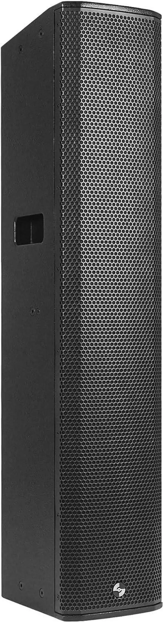 Main image of Sound Town High-Power Powered Column Line Array Speaker with 6x5-Inch Woofers, Dual Compression Drivers, Class-D w/DSP, TWS, Birch Plywood, Wall Mount for Conference, Black (CARPO-K12PW)