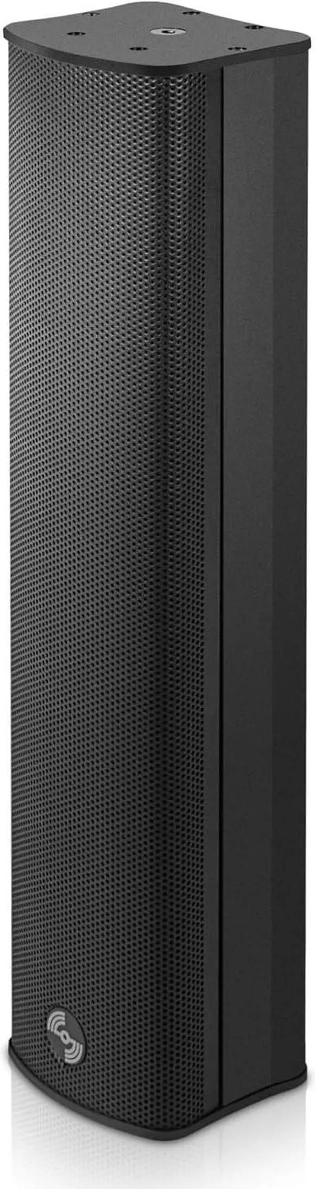 Alt view image 3 of 6 - Sound Town Weather-Resistant Compact Aluminum Line Array Column Speaker with Wall Mount Bracket, 4 x 3 Woofers, 2 x 1.2 Dome Tweeters, Black, for Church, Indoor & Outdoor Installation (CARPO-M42B)