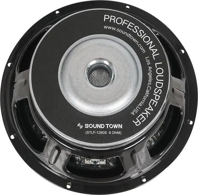 Alt view image 4 of 7 - Sound Town 12 350W Steel Frame Raw Subwoofer (Low Frequency Driver) w/ 3" Voice Coil, 80 oz Magnet, Replacement Woofer for PA/DJ Speaker, Subwoofer Cabinets (STLF-1280S)