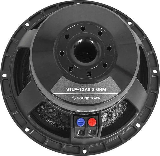 Alt view image 4 of 7 - Sound Town 12 450W Cast Aluminum Frame Raw Subwoofer (Low Frequency Driver) w/ 3" Voice Coil, 92 oz Magnet, Replacement Woofer for PA/DJ Speaker, Subwoofer Cabinets (STLF-12AS)