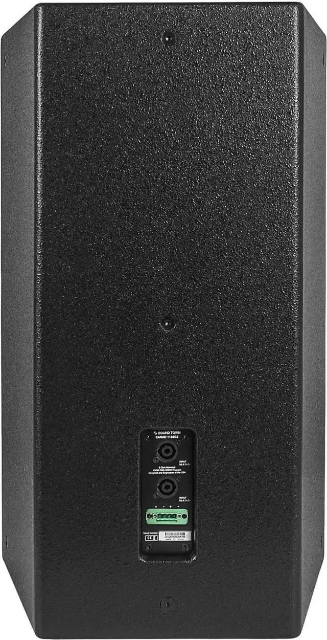 Alt view image 4 of 7 - Sound Town CARME Series 15" 900W 2-Way Professional PA DJ Speaker, Black with Titanium Driver, Birch Plywood for Installation, Live Sound, Karaoke, Bar, Church (CARME-115BG3)