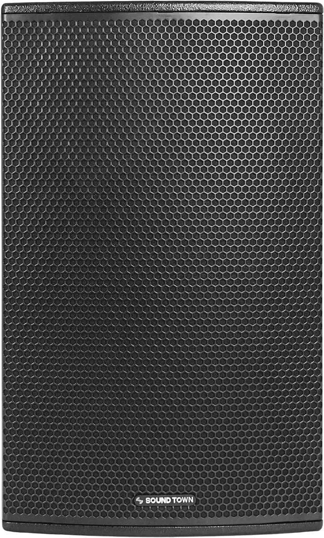Alt view image 2 of 7 - Sound Town CARME Series 15" 900W 2-Way Professional PA DJ Speaker, Black with Titanium Driver, Birch Plywood for Installation, Live Sound, Karaoke, Bar, Church (CARME-115BG3)