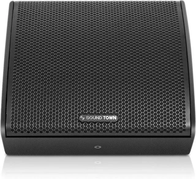 Alt view image 2 of 6 - Sound Town CARME Series 8" Multipurpose Loudspeaker/Monitor with Coaxial Compression Driver, Birch Plywood for Installation, Live Sound, Karaoke, Bar, Church, Black (CARME-8MM)