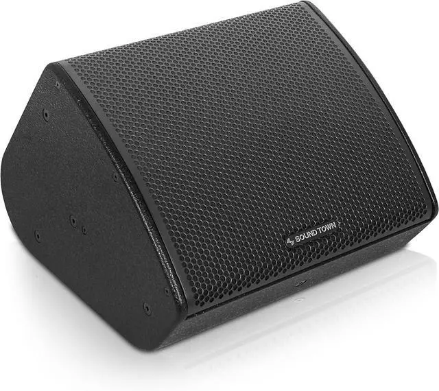 Main image of Sound Town CARME Series 8" Multipurpose Loudspeaker/Monitor with Coaxial Compression Driver, Birch Plywood for Installation, Live Sound, Karaoke, Bar, Church, Black (CARME-8MM)