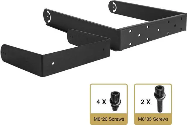Alt view image 2 of 3 - Sound Town CARME Series Vertical Wall Mount Bracket for CARME-115BG3 (CARME-115BUB-V)