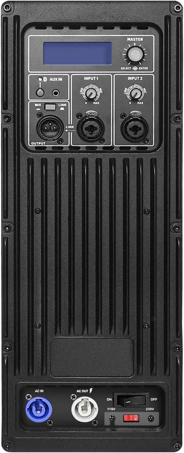 Alt view image 7 of 7 - Sound Town OBERON Series 15" 1400W Powered PA/DJ Speaker with Onboard DSP, TWS Bluetooth (OBERON-A15PW)