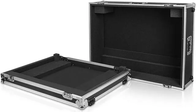 Alt view image 2 of 5 - Sound Town ATA Plywood Mixer Case with Interior Foam Protection and Built-in Wheels for Midas M32 Digital Mixer (STRC-M32)