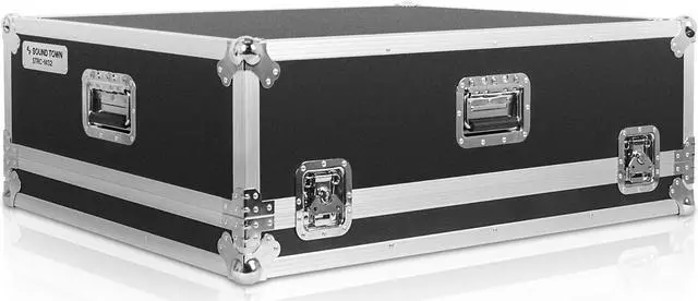 Alt view image 4 of 5 - Sound Town ATA Plywood Mixer Case with Interior Foam Protection and Built-in Wheels for Midas M32 Digital Mixer (STRC-M32)
