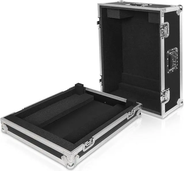 Alt view image 3 of 5 - Sound Town ATA Plywood Mixer Case with Interior Foam Protection and Built-in Wheels for Midas M32R Digital Mixer (STRC-M32R)