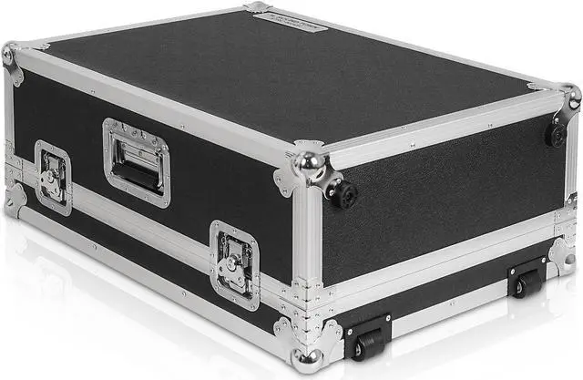 Alt view image 4 of 5 - Sound Town ATA Plywood Mixer Case with Interior Foam Protection and Built-in Wheels for Midas M32R Digital Mixer (STRC-M32R)