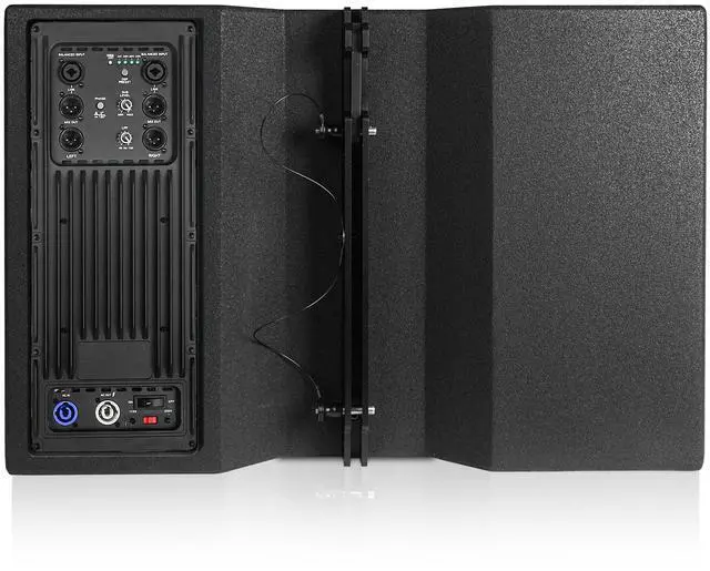 Alt view image 4 of 7 - Sound Town ZETHUS Series Powered Line Array Speaker System with One 15-inch Subwoofer, Two 10-inch Line Array Speakers with Onboard DSP, Black (ZETHUS-115SPW110PWX2)