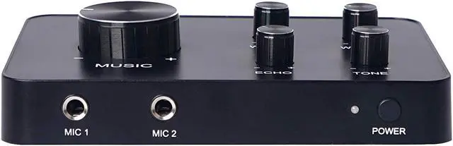 Alt view image 3 of 12 - Sound Town Wireless Microphone Karaoke Mixer System with HD Audio Return Channel, Optical, AUX, Bluetooth - Supports Smart TV, Media Box, Sound Bar (SWM15-PRO)