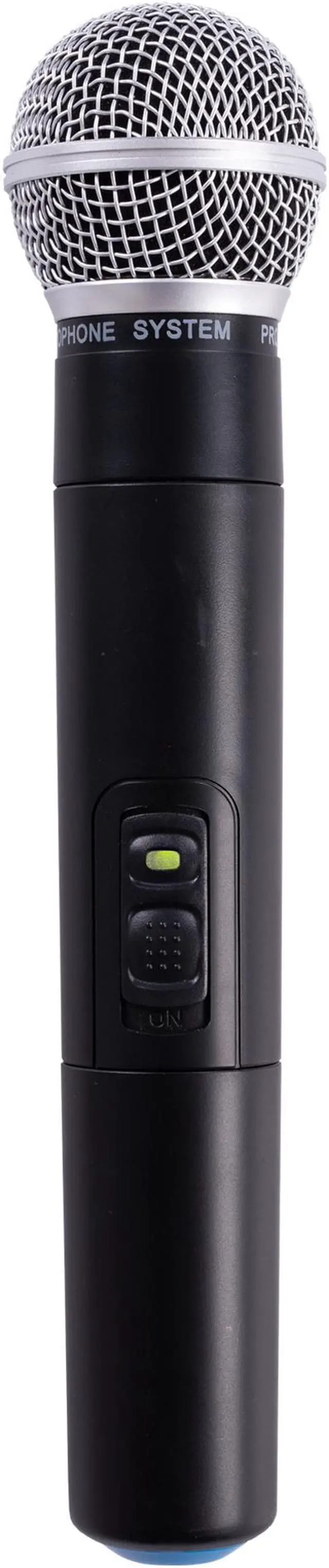 Alt view image 2 of 6 - Sound Town SWM10-U2HH Professional Dual-Channel UHF Wireless Microphone System with 2 Handheld Mics, for Church, Business Meeting, Outdoor Wedding and Karaoke