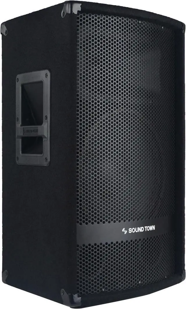 Alt view image 4 of 6 - Sound Town 2-Pack 12" 1200W 2-Way Full-range Passive DJ PA Pro Audio Speaker with Compression Driver for Live Sound, Karaoke, Bar, Church (METIS-112-PAIR)