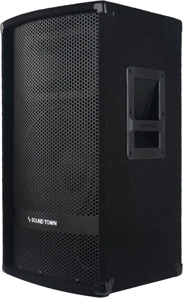 Alt view image 2 of 6 - Sound Town 2-Pack 12" 1200W 2-Way Full-range Passive DJ PA Pro Audio Speaker with Compression Driver for Live Sound, Karaoke, Bar, Church (METIS-112-PAIR)