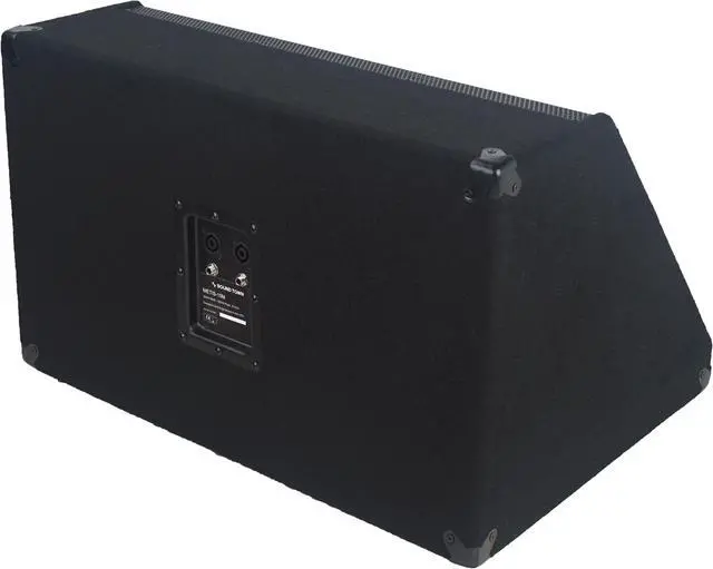 Alt view image 5 of 7 - Sound Town 2-Pack 15" 1200W Passive DJ PA Stage Floor Monitor Speakers with Compression Driver for Live Sound, Bar, Church (METIS-15M-PAIR)