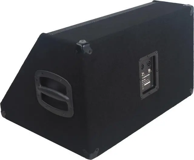 Alt view image 7 of 7 - Sound Town 2-Pack 15" 1200W Passive DJ PA Stage Floor Monitor Speakers with Compression Driver for Live Sound, Bar, Church (METIS-15M-PAIR)