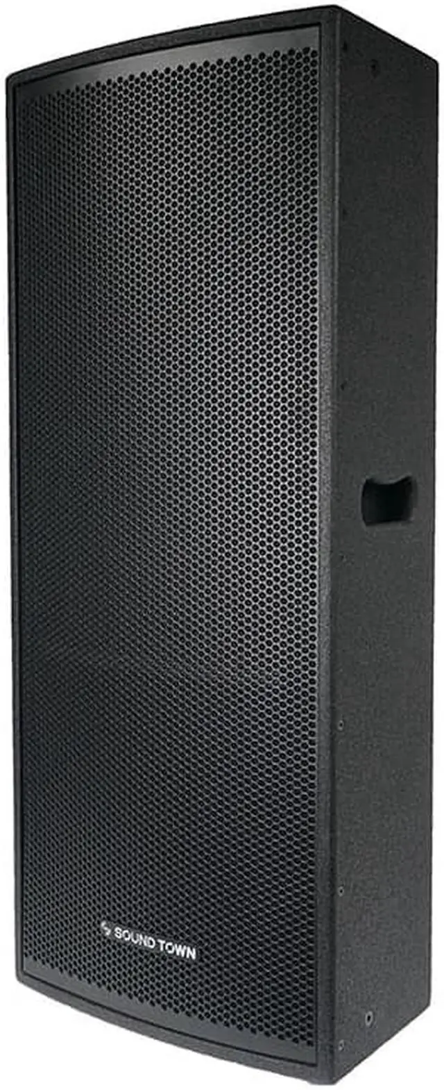 Alt view image 2 of 4 - Sound Town CARME Series Dual 12" 2-Way Professional Loudspeaker