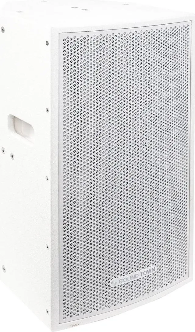 Main image of Sound Town CARME Series 12" 700W 2-Way Professional PA DJ Speaker, White with Compression Driver for Installation, Live Sound, Karaoke, Bar, Church
