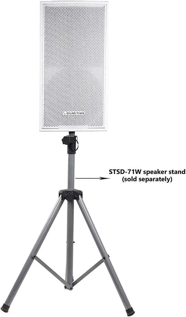 Alt view image 6 of 6 - Sound Town CARME Series 15" 800W 2-Way Professional PA DJ Speaker, White with Compression Driver for Installation, Live Sound, Karaoke, Bar, Church