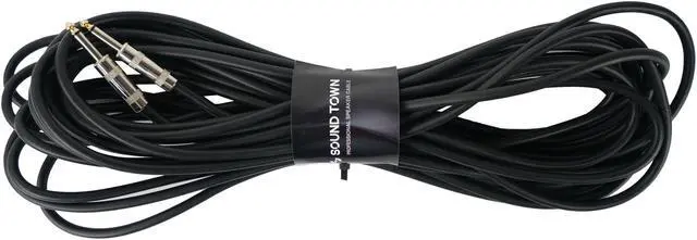 Main image of Sound Town 1/4" to 1/4" Speaker Cable, 50 Feet, 12 Gauge, 2 Conductor, Male to Male (STC-12JJ50)