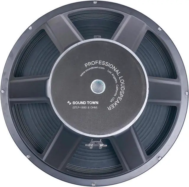 Alt view image 2 of 6 - Sound Town 18” 400W Steel Frame Woofer (Low Frequency Driver), Replacement Woofer for PA/DJ Speakers or Subwoofer cabinets (STLF-1890)