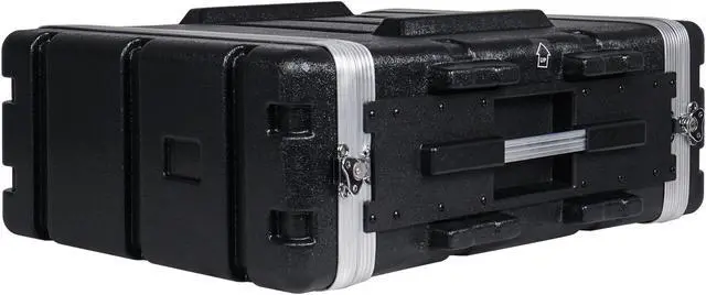 Main image of Sound Town Lightweight 4U PA DJ Rack/Road Case with ABS Construction, 19 Depth and Heavy-Duty Latches (STRC-A4U)