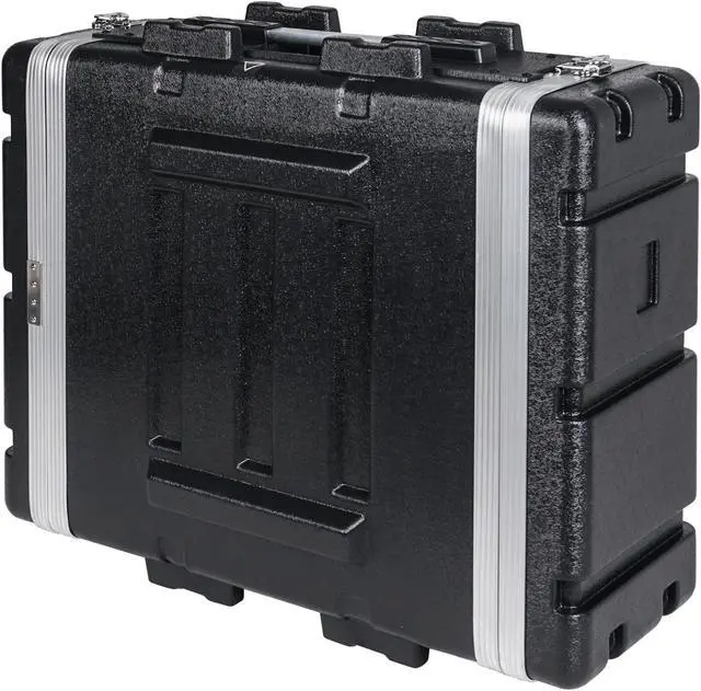 Alt view image 3 of 7 - Sound Town Lightweight 4U PA DJ Rack/Road Case with ABS Construction, 19 Depth and Heavy-Duty Latches (STRC-A4U)