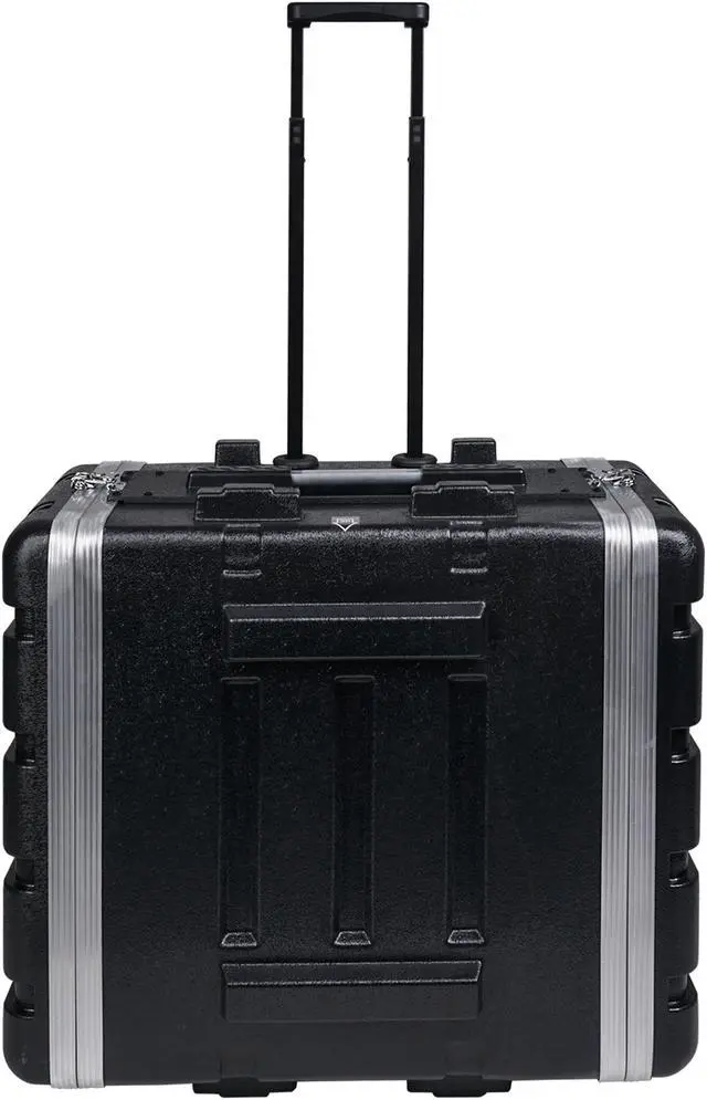 Alt view image 3 of 6 - Sound Town Lightweight 6U PA DJ Rack/Road Case with 5U Rack Space, ABS Construction, 19 Depth, Retractable Handle, Wheels and Heavy-Duty Latches (STRC-A6UT)