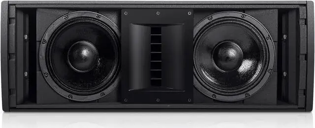 Alt view image 6 of 7 - Sound Town All-Weather 4 x Dual 8 Water-Resistant Passive Line Array System with 3 Titanium Compression Drivers, Full Range/Bi-amp Switchable, Black (ZETHUS-IP208X4)