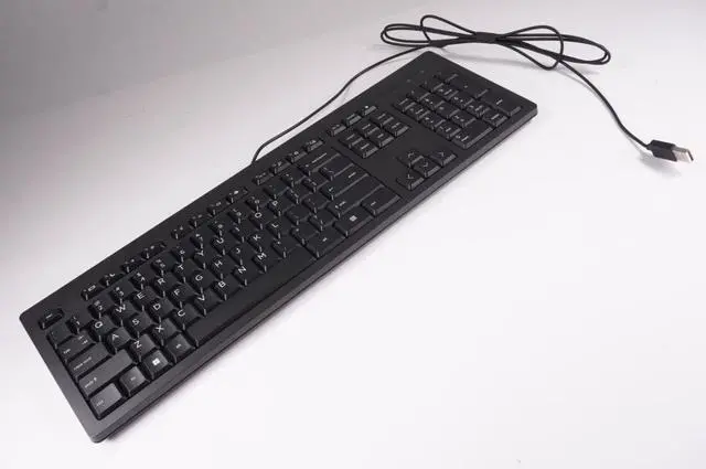 Main image of M27527-001 Hp 125 Wired US Keyboard 577D8AAR