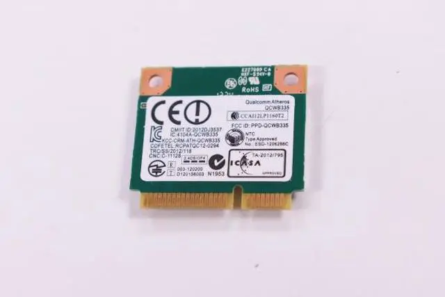 Alt view image 8 of 10 - Dell Mini PCI Express Half Height NSPIRON 3000 15-3542 15.6" WIRELESS WIFI CARD 05GC50 CN-05GC50