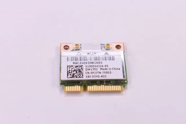 Alt view image 2 of 4 - Dell Inspiron N5050 AzurWave Mini WiFi WIRELESS Card FJJTN 0FJJTN AR5B195