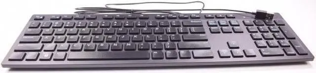 Alt view image 7 of 8 - NEW Genuine Dell KB216P Black USB Wired Slim Keyboard - 6WMN0