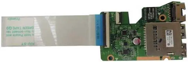 Alt view image 2 of 6 - HP Pavilion 15-AB 15T-AB USB Network Card Reader Board w/ Cable 809038-001