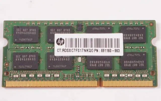 Alt view image 2 of 2 - M471B1G73DB0-YK0 Samsung 8gb Pc3-12800 Ddr3-1600mhz So-Dimm Memory
