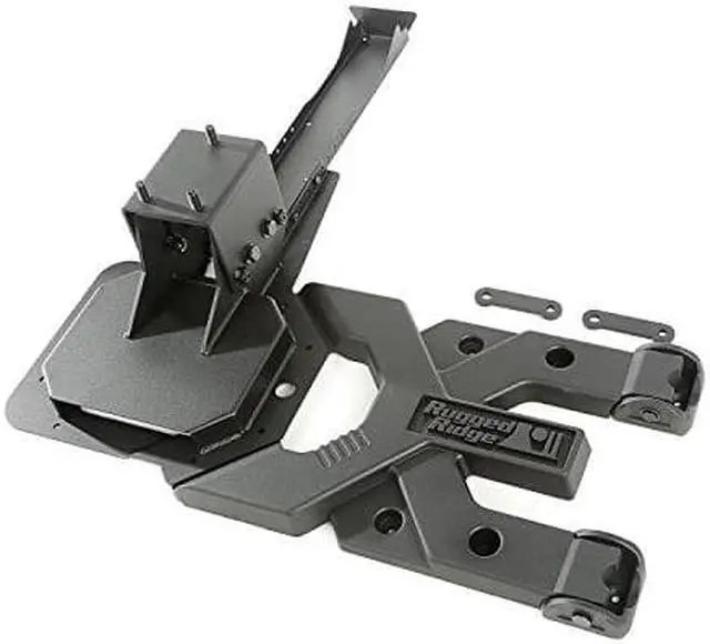 Alt view image 10 of 17 - Rugged Ridge 11546.50 Spartacus HD Tire Carrier Kit Fits 07-16 Wrangler (JK)