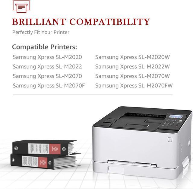 1x Black Toner Cartridge For Samsung LaserJet SL-M2070W Printer & Scanner Supplies - Newegg.com