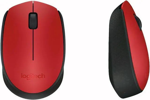 Alt view image 17 of 19 - Logitech M170 910-004941 Red 1 x Wheel USB RF Wireless Optical Mouse