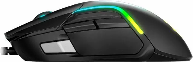 Alt view image 3 of 4 - SteelSeries - Rival 5 Wired Optical Gaming Mouse with RGB Lighting - Black