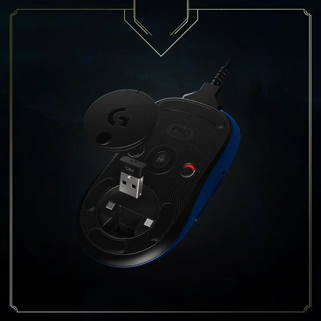 Alt view image 19 of 20 - Logitech G Pro League of Legends Lightspeed Pro Wireless Gaming Mouse (910-006449)