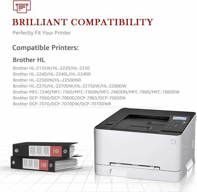 Toner for Brother DCP-7060 7060D Printer & Scanner - Newegg.com