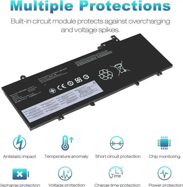 Alt view image 4 of 5 - OEM 57Wh Battery For Lenovo 01AV480